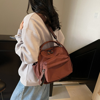 Vinido Ženska Crossbody Torba - Oxford Tkanina, Zip Zatvaranje, Mekani Trodimenzionalni Vanjski Dizajn, Unutarnja Zip Zatvara, Džep za Telefon i ID, Urban Stil, Zima 2024