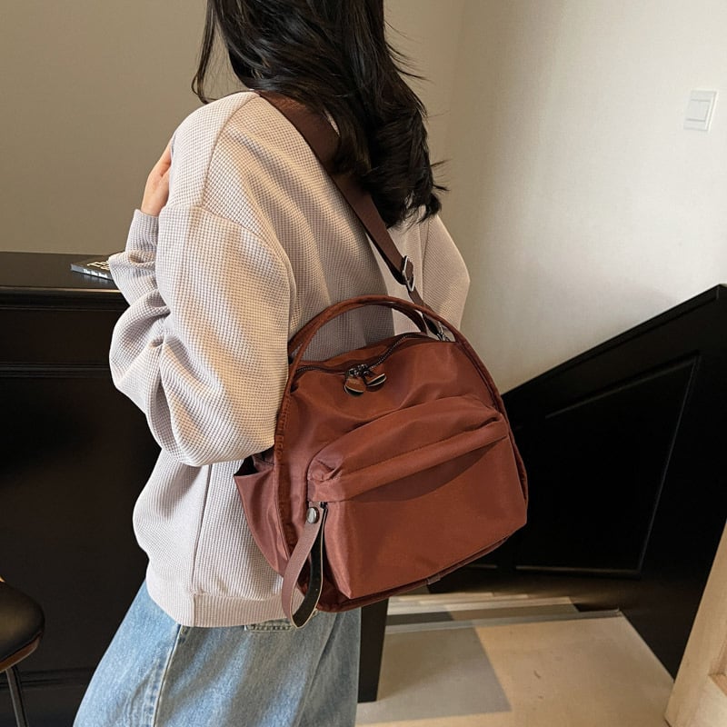 Vinido Ženska Crossbody Torba - Oxford Tkanina, Zip Zatvaranje, Mekani Trodimenzionalni Vanjski Dizajn, Unutarnja Zip Zatvara, Džep za Telefon i ID, Urban Stil, Zima 2024