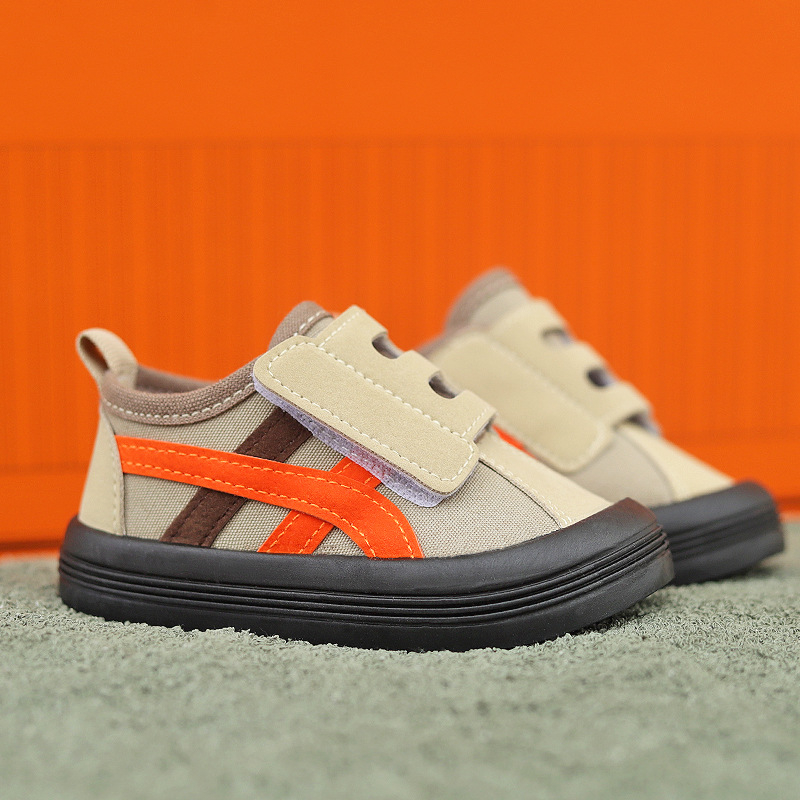 Djeca platnene tenisice s Velcro zatvaračem, za uzrast 1–6 godina, korejski stil, plastična potplata