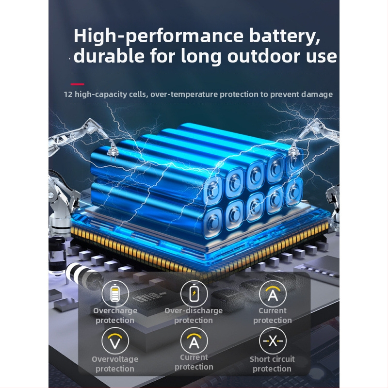 Kis, újratölthető oxigénpumpa horgászathoz és otthoni akváriumhoz, kültéri ultra-halk aerátor