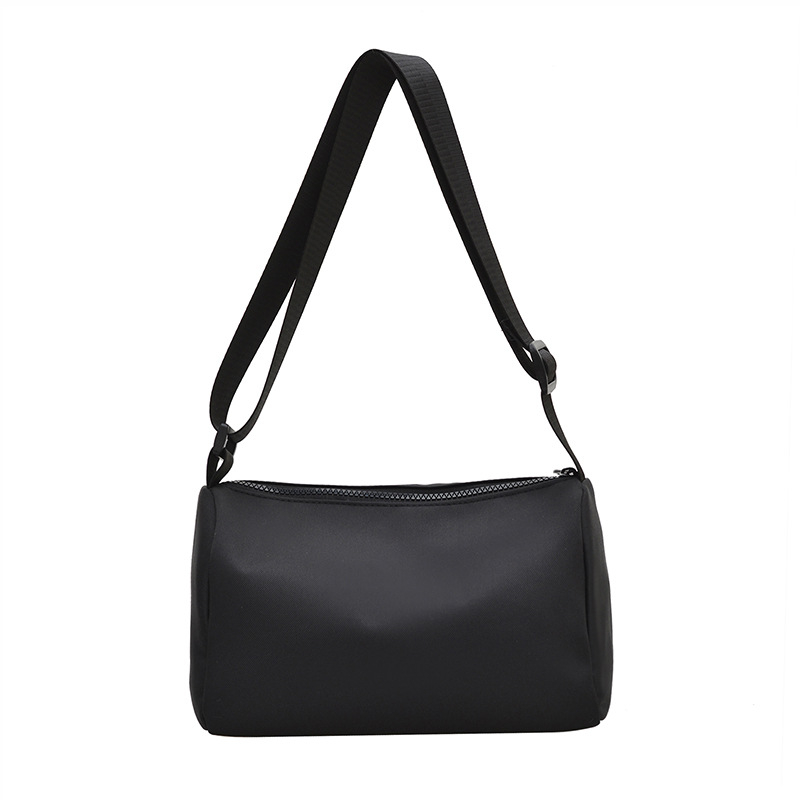 Sanaar Mala kvadratna crossbody torba, Oxford platno, horizontalni kvadratni oblik, zatvarač, unutarnja džep sa zatvaračem, poliester podstava