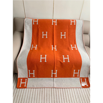 Cuvertură din lână cu model geometric, 1000–1499 g, stil modern minimalist, pentru toate anotimpurile, pentru canapea