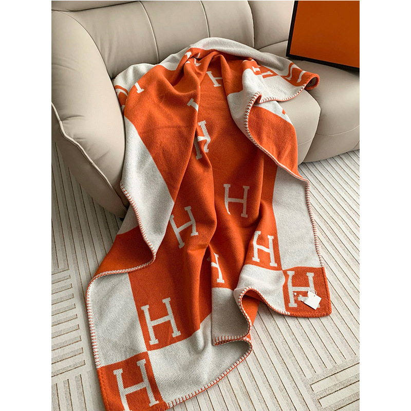 Cuvertură din lână cu model geometric, 1000–1499 g, stil modern minimalist, pentru toate anotimpurile, pentru canapea