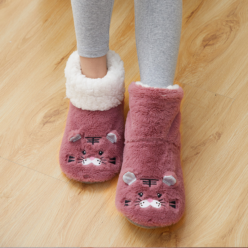 Παιδικές εσωτερικές κάλτσες δαπέδου, παχύτερες, αντιολισθητικές για εκμάθηση περπατήματος, πολυεστέρας, unisex, Άνοιξη 2024