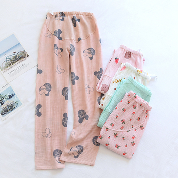 Παντελόνια εγκύων - ελεύθερη γραμμή, 100% βαμβάκι, υποστήριξη κοιλιάς, ελαφρύ ύφασμα