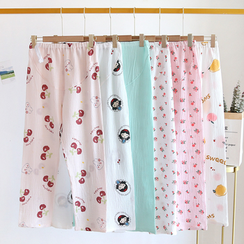 Παντελόνια εγκύων - ελεύθερη γραμμή, 100% βαμβάκι, υποστήριξη κοιλιάς, ελαφρύ ύφασμα