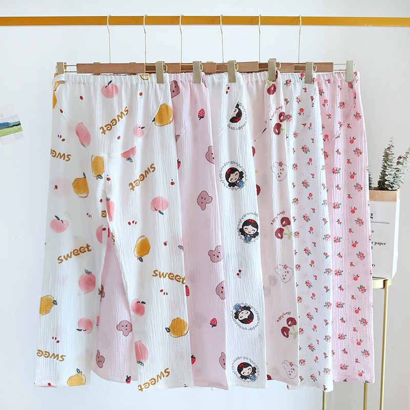 Παντελόνια εγκύων - ελεύθερη γραμμή, 100% βαμβάκι, υποστήριξη κοιλιάς, ελαφρύ ύφασμα