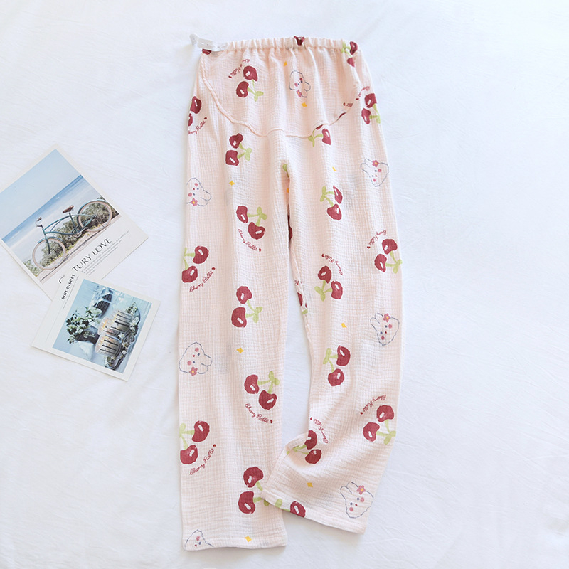 Παντελόνια εγκύων - ελεύθερη γραμμή, 100% βαμβάκι, υποστήριξη κοιλιάς, ελαφρύ ύφασμα