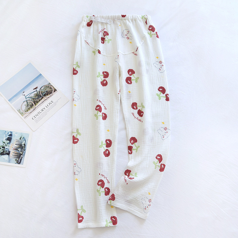 Παντελόνια εγκύων - ελεύθερη γραμμή, 100% βαμβάκι, υποστήριξη κοιλιάς, ελαφρύ ύφασμα