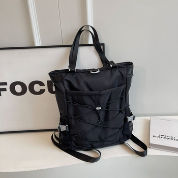 Rucsac feminin cu capacitate mare, material Oxford, buzunare pentru telefon și pentru cardul de identitate, închidere cu fermoar, stil urban