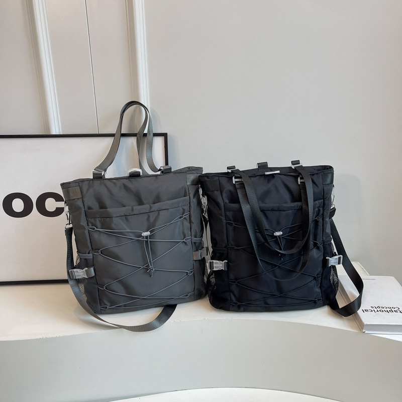 Rucsac feminin cu capacitate mare, material Oxford, buzunare pentru telefon și pentru cardul de identitate, închidere cu fermoar, stil urban