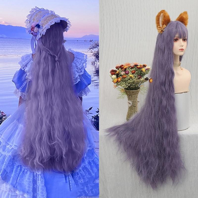 Perucă cu stil natural, păr buclat, model DM23, material păr: fibre rezistente la temperatură, origine Xu Chang