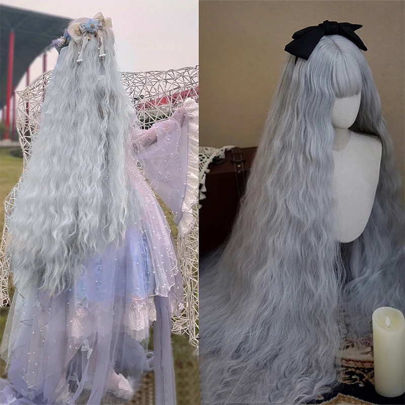 Perucă cu stil natural, păr buclat, model DM23, material păr: fibre rezistente la temperatură, origine Xu Chang