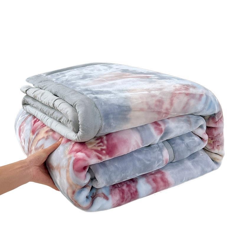 Flanel deka – uzorak biljaka i cvijeća, 300–500 g, za sve sezone, skandinavski stil