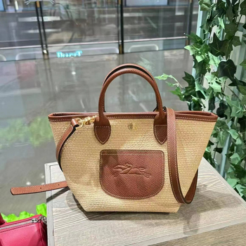 Geantă din paie pentru umăr, formă orizontală pătrată, închidere magnetică, buzunar pentru telefon și ID, căptușeală poliester — Primăvara 2025