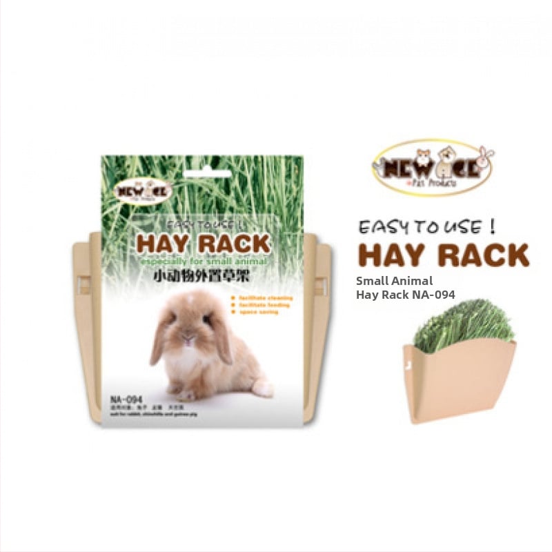 Θήκη γρασιδιού για μικρά θηλαστικά — εξωτερική, με ελατήριο, κατά της σπατάλης και κατά του γρασιδιού