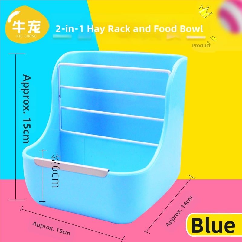 Θήκη γρασιδιού για μικρά θηλαστικά — εξωτερική, με ελατήριο, κατά της σπατάλης και κατά του γρασιδιού