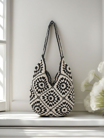 Tote torba – rodno neutralan stil, pamuk, torba za podlakticu, cilindrični oblik, zatvarač