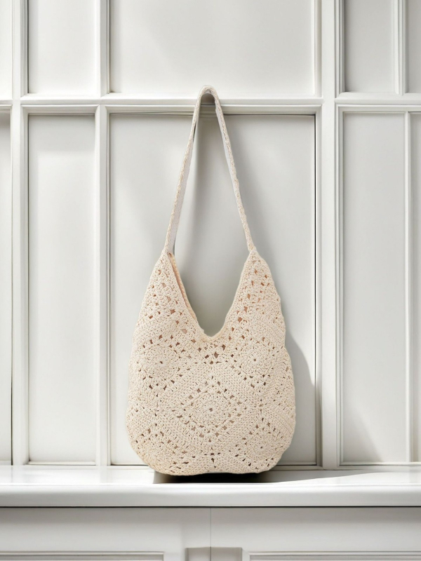 Tote torba – rodno neutralan stil, pamuk, torba za podlakticu, cilindrični oblik, zatvarač