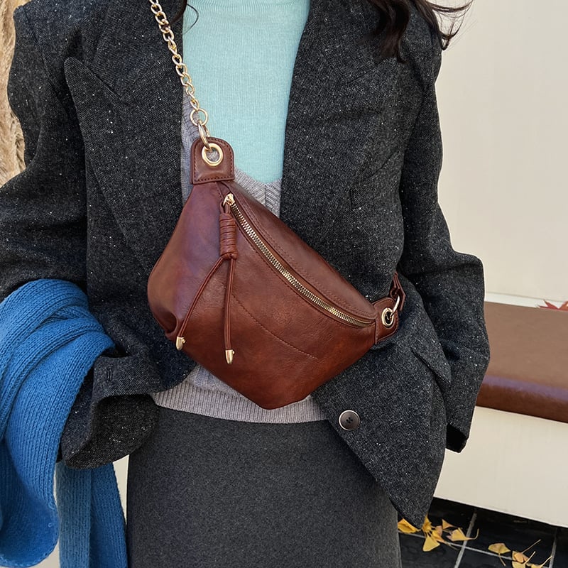 Ženska crossbody torbica u europskom retro stilu, PU koža, podstava od poliestera, zatvarač, unutarnji džepovi sa zipom i džep za dokumente, uspravni kvadratni oblik, jednosmjeran remen