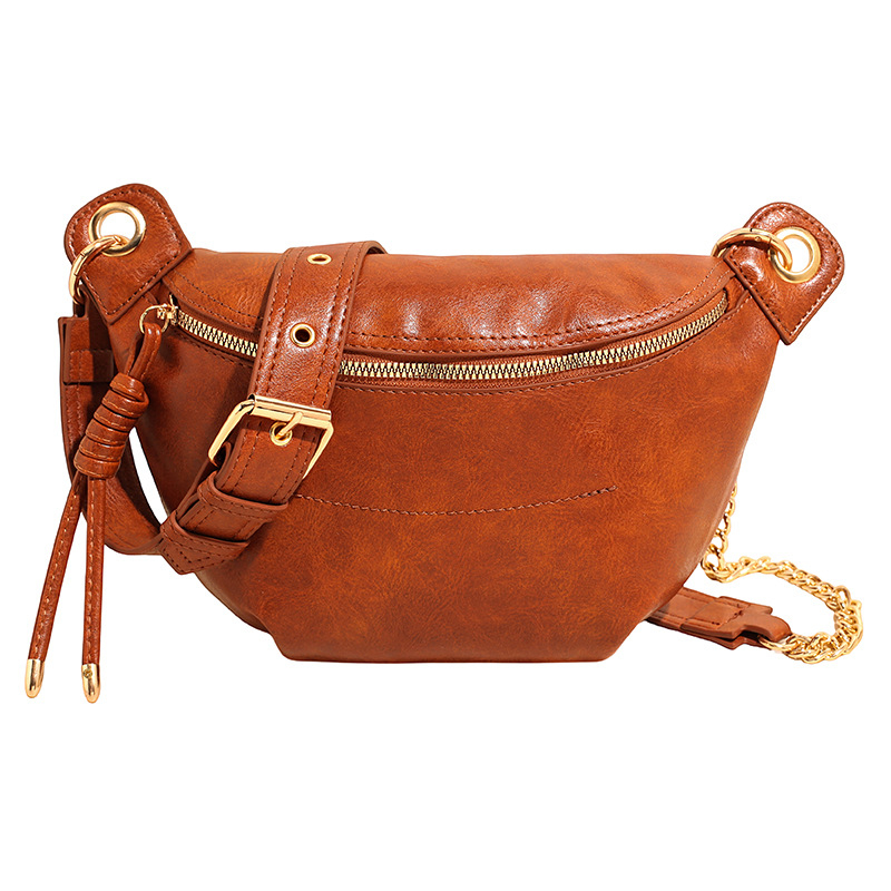 Ženska crossbody torbica u europskom retro stilu, PU koža, podstava od poliestera, zatvarač, unutarnji džepovi sa zipom i džep za dokumente, uspravni kvadratni oblik, jednosmjeran remen