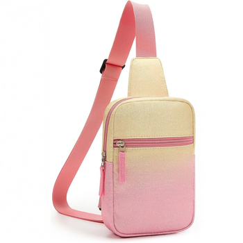 Geantă de umăr cu curea crossbody — Simplitate urbană, Poliester, Închidere cu fermoar, Interior laminat, Buzunar intern aplicat