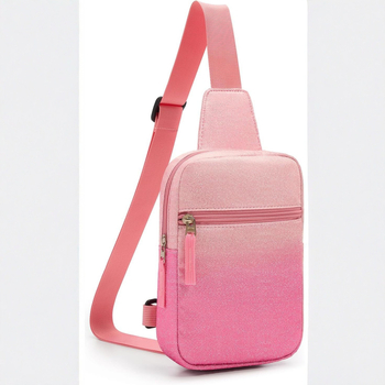 Geantă de umăr cu curea crossbody — Simplitate urbană, Poliester, Închidere cu fermoar, Interior laminat, Buzunar intern aplicat