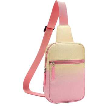 Geantă de umăr cu curea crossbody — Simplitate urbană, Poliester, Închidere cu fermoar, Interior laminat, Buzunar intern aplicat