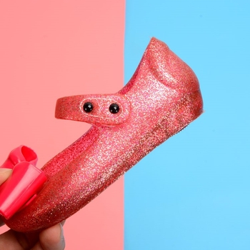 Pantofi de plajă Jelly Shoes pentru copii, stil coreean, partea superioară PVC, talpă PVC, închidere Velcro, vârste 1-3 și 4-6