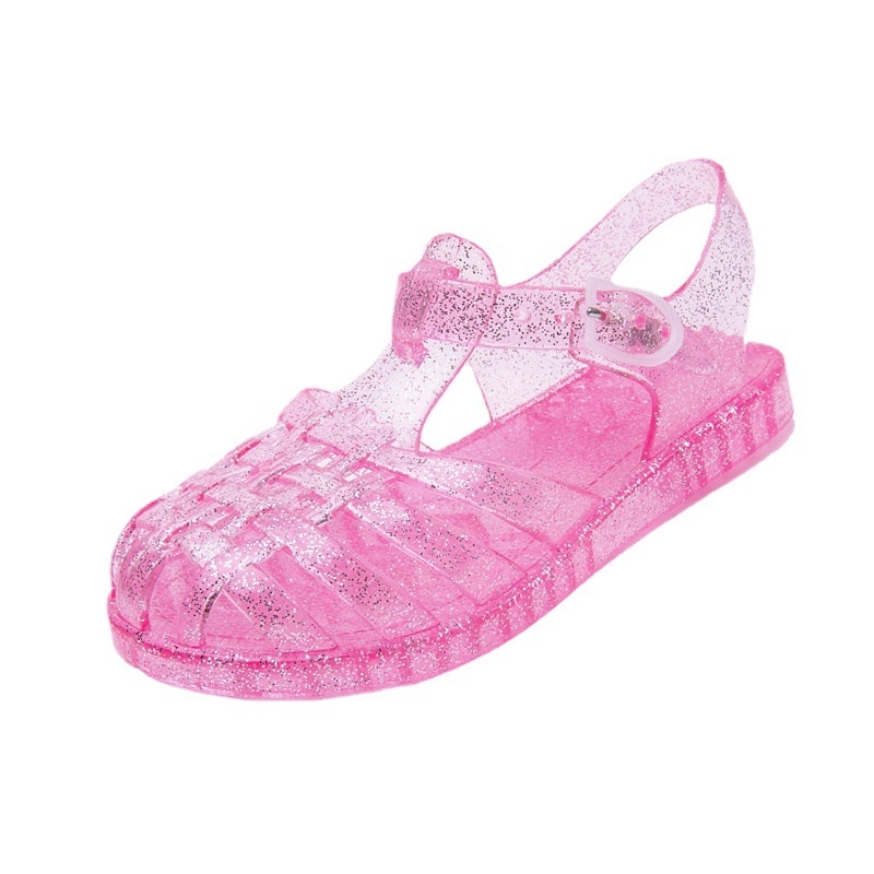 Dječje rimske sandale - stil princeze, PVC gornji dio i potplat, kopčanje s kopčom