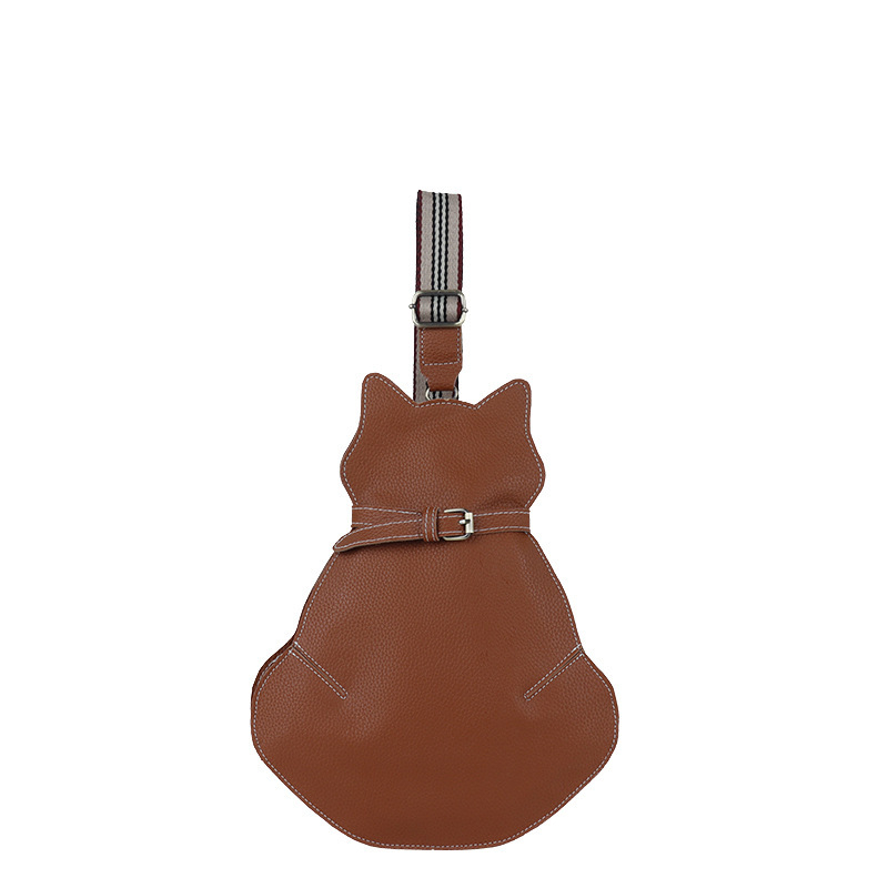 Ženska PU crossbody torbica, ulični stil, zaobljeni oblik, zatvarač na zip, unutarnja pretinac s zipom
