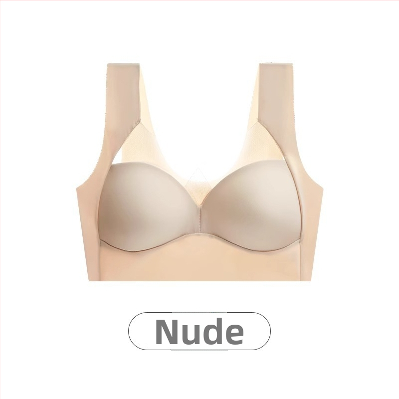 Sutien matern fără fir – fără cusături, stil vestă, cupă completă, cupă turnată subțire, bretele fixe, material nylon (70–80%)