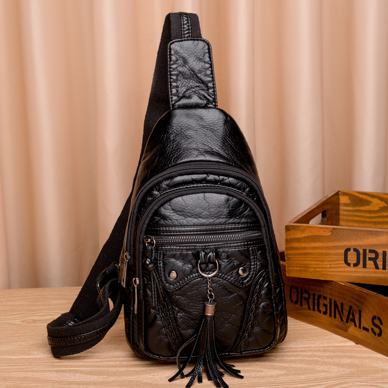 Ženska crossbody torba od PU kože, vertikalni kvadratni oblik, zatvarač, podstava od poliestera, unutarnji džepovi