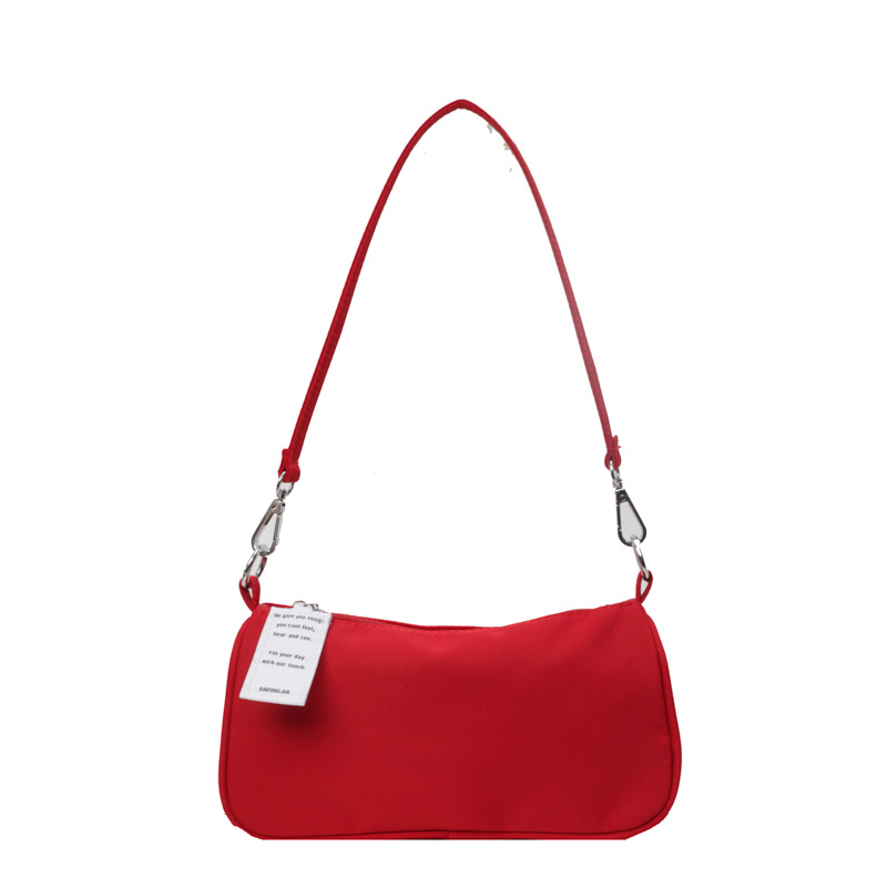 Ženska crossbody torba, Oxford tkanina, horizontalni kvadratni oblik, poliester podstava, zatvarač, džep za mobitel