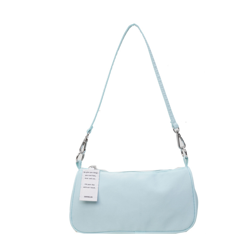 Ženska crossbody torba, Oxford tkanina, horizontalni kvadratni oblik, poliester podstava, zatvarač, džep za mobitel