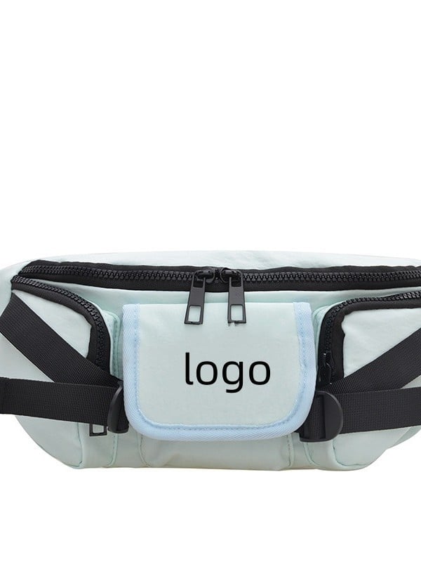 Sportska torba za pojas za unisex, Oxford platna vanjski materijal, podstava od poliestera, street stil s tiskom slova, za vanjske sportove, proljeće 2025.