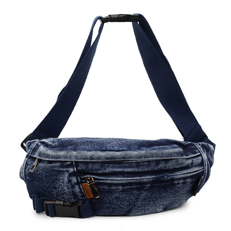 Ženska crossbody torba - gradska jednostavnost (materijal: platno, zatvaranje zatvaračem, podstava od poliestera, jesen 2025)