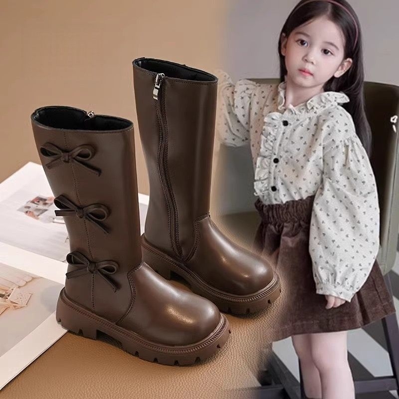 Ghete de zăpadă pentru fetițe – căptușite cu fleece, exterior din microfibră, talpă TPR, pentru 1–3 ani