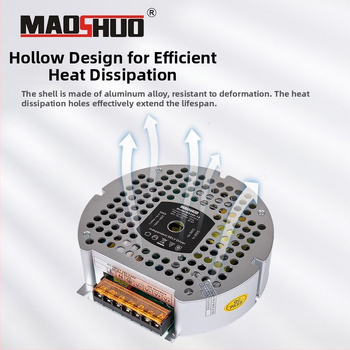 24V LED лентово захранване, с превключване, IP20, ефективност 92%