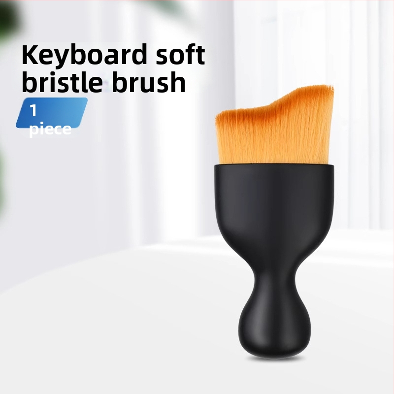 Počítačová čistiaca kefka s mäkkými štetinami z mikrovlákna, pre notebook a obrazovku, antistatická