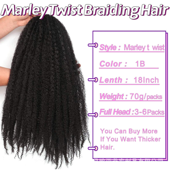 Ponytail perika s Afro kinky kovrčavim dreadlockama, termički otporna sintetička vlakna, model Big Caterpillar