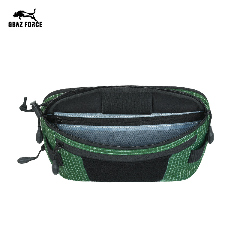 Αποσπώμενη θήκη πιστόλου με ενσωματωμένο τσεπάκι προστασίας σήματος — τσάντα μέσης/διασταύρωσης για κρυφή μεταφορά, καμουφλάζ νάιλον, αδιάβροχη επένδυση