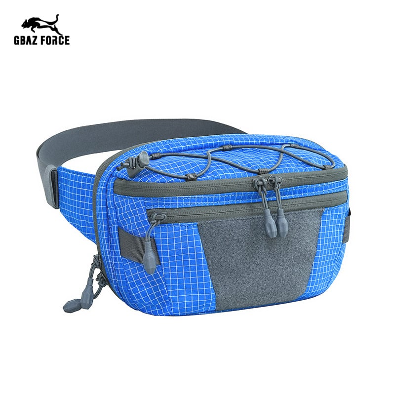 Αποσπώμενη θήκη πιστόλου με ενσωματωμένο τσεπάκι προστασίας σήματος — τσάντα μέσης/διασταύρωσης για κρυφή μεταφορά, καμουφλάζ νάιλον, αδιάβροχη επένδυση