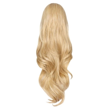 Perucă coadă – extensie, bucle lungi, șnur de prindere, sârmă rezistentă la temperatură, poate fi vopsită