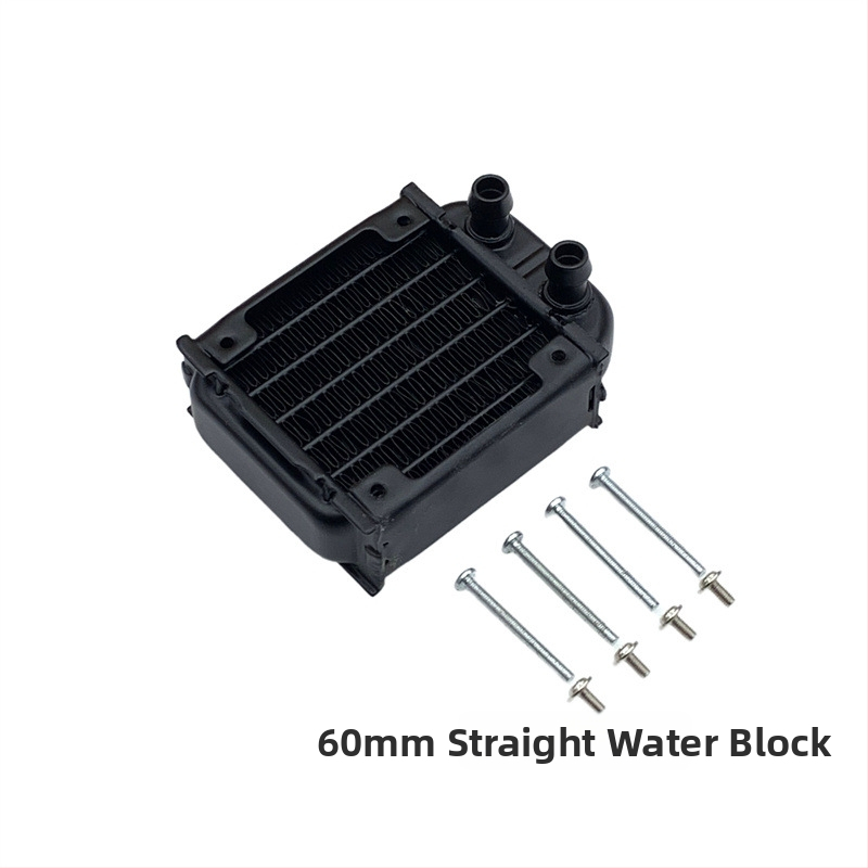 Αλουμινένιος ψύκτης νερού για βιομηχανικούς Η/Υ, ψύξη με σωληνώσεις, συμβατός με συστήματα υδροψύξης