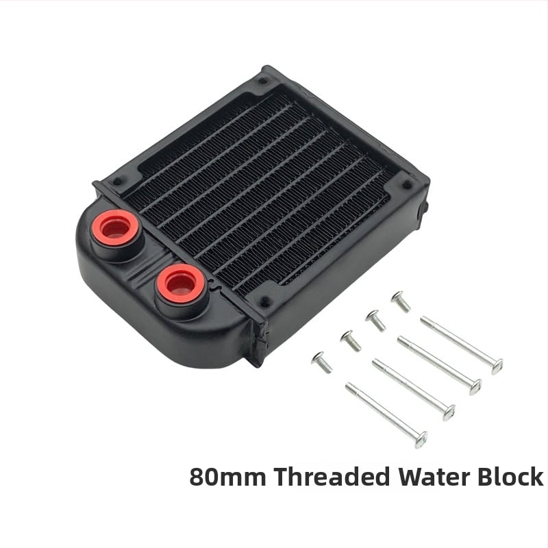 Αλουμινένιος ψύκτης νερού για βιομηχανικούς Η/Υ, ψύξη με σωληνώσεις, συμβατός με συστήματα υδροψύξης