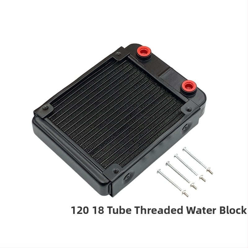 Αλουμινένιος ψύκτης νερού για βιομηχανικούς Η/Υ, ψύξη με σωληνώσεις, συμβατός με συστήματα υδροψύξης