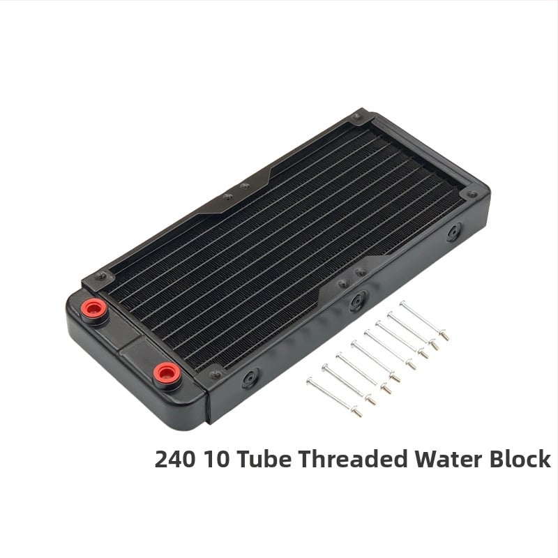 Αλουμινένιος ψύκτης νερού για βιομηχανικούς Η/Υ, ψύξη με σωληνώσεις, συμβατός με συστήματα υδροψύξης