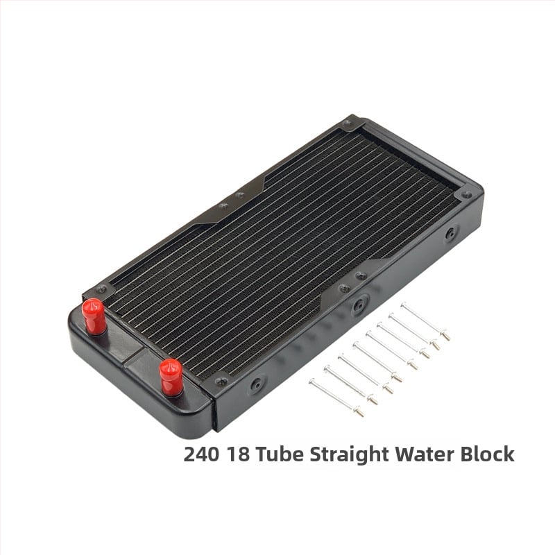 Αλουμινένιος ψύκτης νερού για βιομηχανικούς Η/Υ, ψύξη με σωληνώσεις, συμβατός με συστήματα υδροψύξης