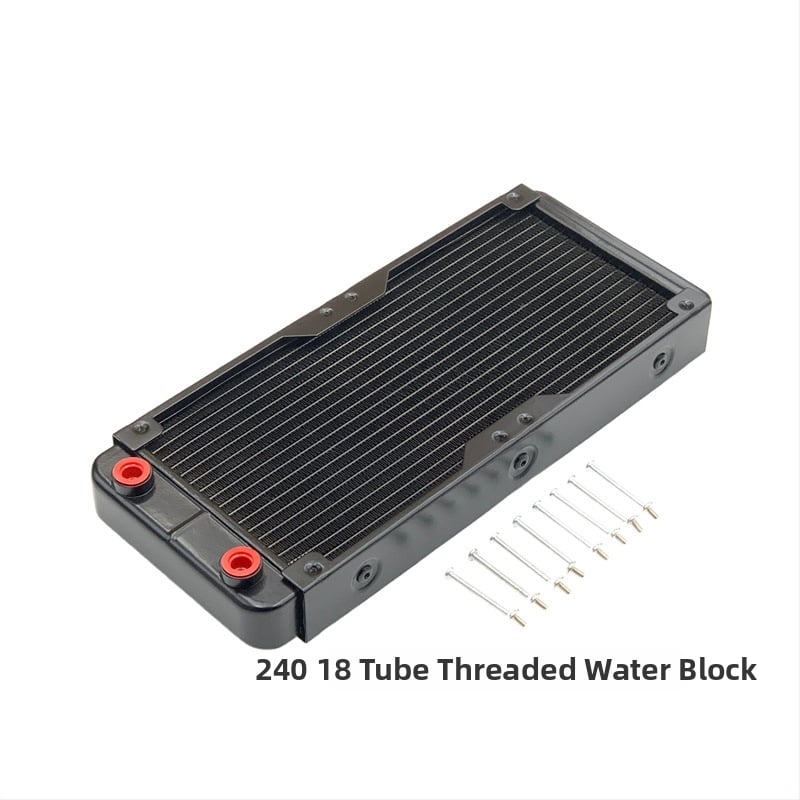 Αλουμινένιος ψύκτης νερού για βιομηχανικούς Η/Υ, ψύξη με σωληνώσεις, συμβατός με συστήματα υδροψύξης